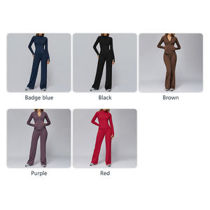 Conjunto Deportivo de 2 Piezas para Mujer, Top y Pantalones, Ropa Deportiva para Gimnasio, Fitness y Yoga, Venta al Por Mayor - Product Image 5