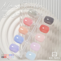 Base de Caoutchouc Macaron en Gros 3-en-1, Gel Polish Base de Caoutchouc OEM, Marque Privée, Fournitures pour Ongles, Bouteille, Kg, Vrac