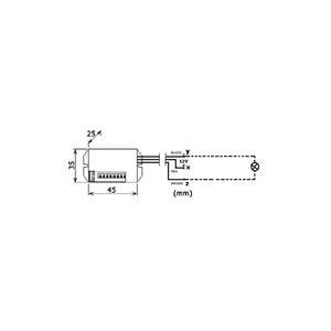 DÉTECTEUR DE MOUVEMENT MINI PIR Perel-MONTAGE FLUSH-12 VDC - Product Image 2
