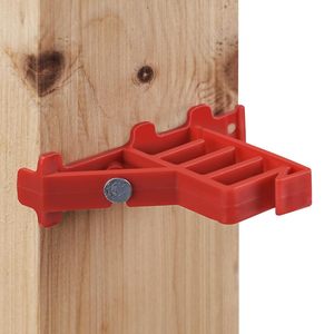 Clip Plano de Nylon MCS-20OR Rojo para Organización de Cables - Product Image 2