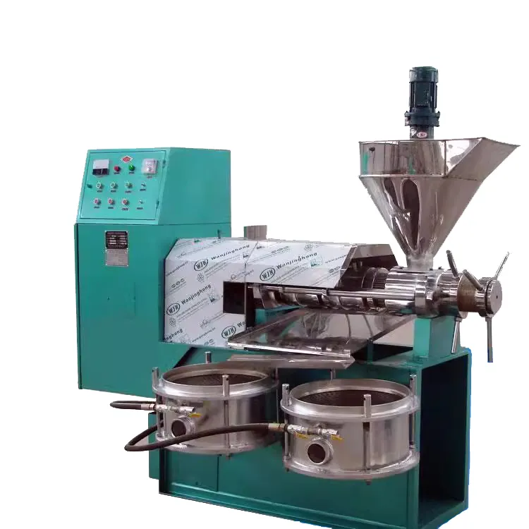 Máquina de fazer óleo de cozinha 100 kg por hora prensa a frio e quente máquina de extração de óleo de cártamo máquina de prensa de óleo de amendoim
