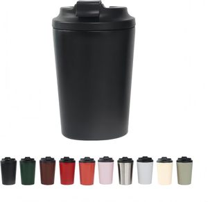 Recyclable 12 oz Travel Insulated Double Walled Stainless Steel 12oz <b>Reusable</b> Coffee Cups Tumbler <b>Mug</b> with Lid Leak-proof - Product Image 1