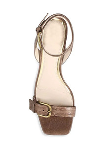 Nouveau design bout ouvert serpent lignes Femmes sandales à talons hauts robe de mariée talons chunky chaussures boucle De Ceinture Rosée à talons pour dames - Product Image 4