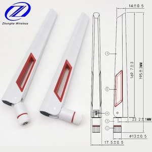 Zkt dual-band 2.4G 5G 5.8G <span class=keywords><strong>Antenna</strong></span> 12dBi Omni <span class=keywords><strong>Antenna</strong></span> cho hiệu suất cao thông qua tường Wi-Fi 6E Router tương thích ac88u - Product Image 4
