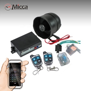 OW360BT 블루투스 자동차 경보 시스템 호핑 코드 범용 CDI 5 릴레이 보드 알람 파라 자동차 경보 볼륨 미터 자동차 경보 - Product Image 1