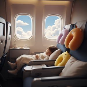 Fantasy Memory <b>Travel</b> <b>Pillow</b> <b>For</b> Children Soft Plush Neck Support <b>Kids</b> Size - Product Image 2