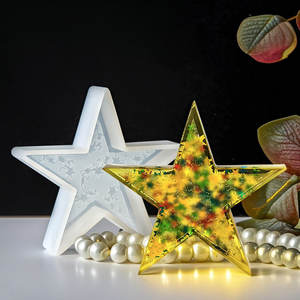 Ramadan luna e stella candela in Silicone stampo Eid <span class=keywords><strong>Mubarak</strong></span> per la decorazione della casa Ramadan muffa mezzaluna arabica - Product Image 2