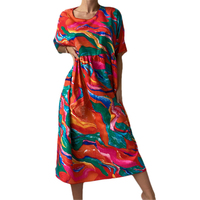 Robe de plage sexy tie dye pour femmes