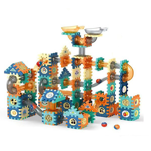 Blocs de construction Marble Run, 246 pièces, jouet éducatif pour enfants de 4 à 7 ans, ensemble de pistes d'assemblage avec billes roulantes - Product Image 2