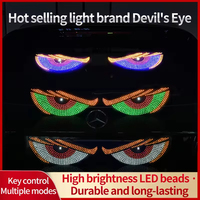 Oeil du diable dynamique de démon de véhicule populaire pour voiture camion Taxi yeux clignotants écran d'affichage animé panneau signe accessoires