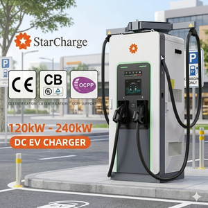Estación de carga para vehículos eléctricos Starcharge Titan V5 UL CE 120kW 180kW 240kW 150-1000Vdc OCPP 20 Plug & Play de alta densidad para uso público. - Product Image 1