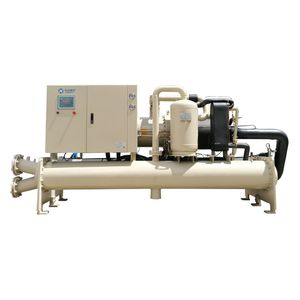 Hy <span class=keywords><strong>meilleur</strong></span> prix refroidisseur d'eau industrielle Machine nouveau 400 Tr 600 tonnes refroidi à l'eau vis refroidi à l'eau refroidisseur à vis avec pompe - Product Image 3