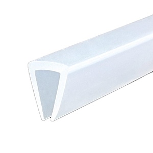 Profilo a U in Gomma per Vetro, Striscia Sigillante in PVC, Canale a U per Vetratura - Product Image 1