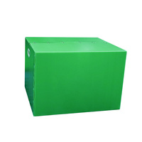 Boîte en polypropylène ondulé personnalisée pour le stockage industriel, pliable, légère, recyclable, emballage pour l'épicerie