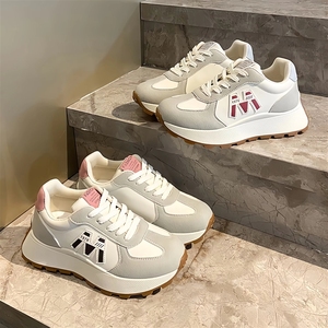 Chaussures décontractées blanches pour femmes 2025, petites tailles, baskets de sport et de loisirs, surface en maille respirante - Product Image 5