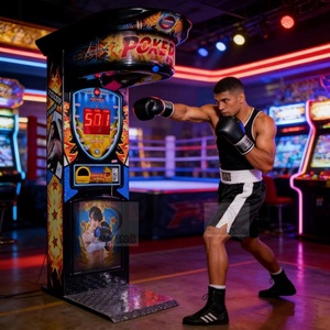 Innovative Punch Simulator Arcade Game Machine Coin Operated Strength Tester Equipment for Modern Amusement Boxing Machine - Product Image 4