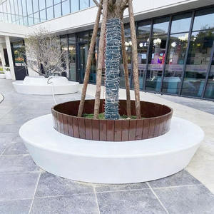 B45 Compact Balcony Occasional <b>Chair</b> <b>Small</b> FRP Planter <b>Chair</b> For Private Spaces Plant Holder Space Saving Design Factory Direct - Product Image 2