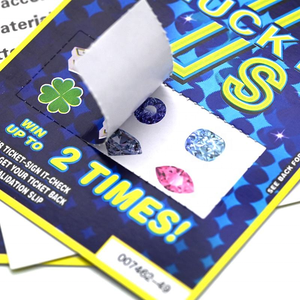 Cartes à <span class=keywords><strong>gratter</strong></span> personnalisées pour jeux de loterie avec languette à tirer Fabricant de billets de <span class=keywords><strong>bingo</strong></span> à ouvrir - Product Image 3