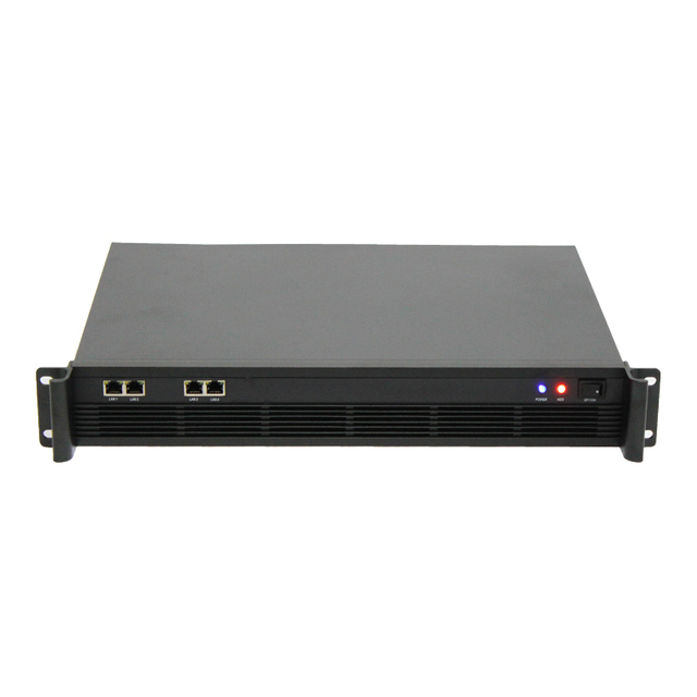 1.5U Firewall Server Chassis with 4 Ethernet Industrial PC Computer case with LAN Port
