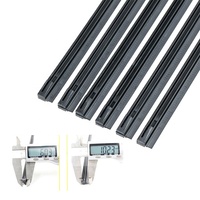 Hingga Kehidupan Lebih Lama Bingkai Baja Wiper Blade Premium Segala Musim Tiang Wiper Pengganti Pisau Karet 6Mm Isi Ulang