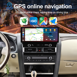 NaviHua รุ่นใหม่ล่าสุด ขนาด 15.9 นิ้ว วิทยุติดรถยนต์ระบบ Android รองรับ Carplay พร้อม GPS DSP เครื่องเสียงติดรถยนต์ สำหรับ Nissan Patrol Y62 QX80 Arm - Product Image 5