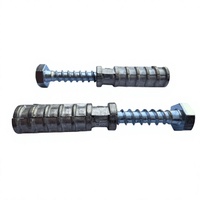 SANTIE 3/8 po. X 1-3/4 pouces Ancre de protection courte en alliage de zinc |   Avec des boulons à queue de 2 pouces, ensemble de 15 pièces, fabriqué en Chine
