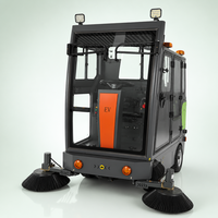 Balayeuse industrielle autoportée XY-A19, corps en acier galvanisé, faisceau de câblage étanche, moteur 1500W, batterie 48V 100Ah