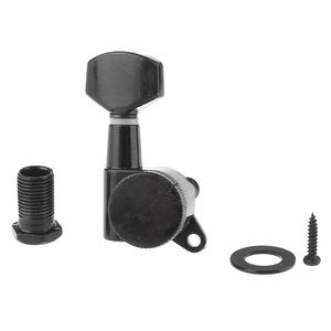 Vente en gros d'accordeurs de verrouillage de guitare 3R3L noirs chevilles d'accordage clés jeu de têtes de machine pour guitare LP ou guitare <span class=keywords><strong>acoustique</strong></span> - Product Image 4
