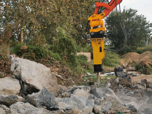 Eastmach 1-40 Ton Excavadora Retroexcavadora Silencio Cincel Hidráulico Rock Breaker Hammer para <span class=keywords><strong>Hyundai</strong></span> Excavator - Product Image 2