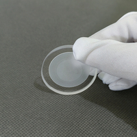 Vitre de visualisation en quartz de forme spéciale, petite taille, 4 mm, ronde, pour fenêtre de visualisation de chaudière