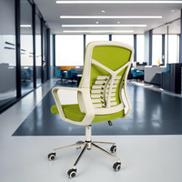 Chaise de bureau ergonomique multifonction à la mode Chaise de visiteur tournante de refroidissement en tissu maillé stable moderne pour table d'ordinateur