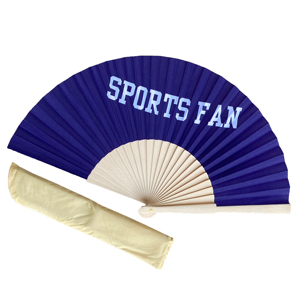 Clack Fan Custom Hand Small Eventail Logo Bamboo Abanicos De Mano Al Por Mayor a Main Wood Fans - Product Image 1