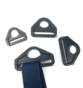 Backpack Parts Plastic Heavy Duty Triangle Insert Buckle Loop D-Ring Buckle Accessories POM Plastic Triangle D Ring Buckle