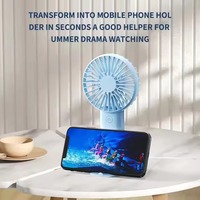 Mini ventilateur rechargeable avec logo personnalisé, lumière LED, boîte cadeau pour événements promotionnels, commande en gros, fabricant
