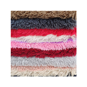 Kingcason Bé Chăn Lông Cừu <span class=keywords><strong>Polyester</strong></span> 40Mm Dài Lông Chải Softshell Jersey 100 Micro Lưới Thể Thao PV Vải - Product Image 1