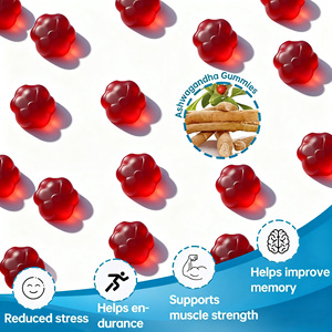 Oem/Odm Ashwagandha & Vitamine D Gummy Helpt Stress Te Verminderen En Ontspanning Te Bevorderen - Product Image 3