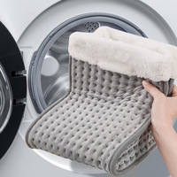 Chauffe-pieds électrique avec arrêt automatique, doublure amovible et lavable, pantoufles chauffantes thermiques