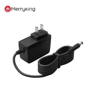 US Plug FCC UL 15W 12Volt 1.25Amp 1000ma 1250ma AC DC Adapters Charger Wall Mounted Power Adapter with Custom M12 Connector