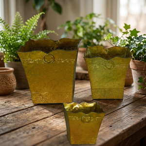 Jarrón Decorativo de Flores Hecho a Mano de Lujo, Artesanía Moderna de Hierro para Centro de Mesa de Boda y Decoración de Hotel, Macetero para Interiores - Product Image 3