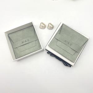 Haute qualité Logo imprimé petits bijoux bague boucles d'oreilles collier enveloppe <span class=keywords><strong>Martin</strong></span> pochette sacs - Product Image 1