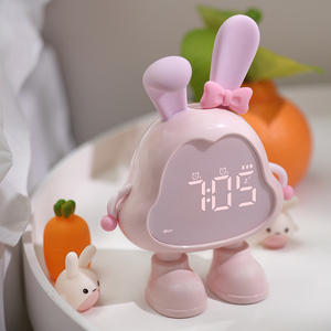 Sáng Tạo Benny Thỏ Đồng Hồ Báo Thức Sinh Viên Quản Lý Thời Gian Trợ Lý Ngủ Ánh Sáng Đồng Hồ Báo Thức Cho Trẻ Em Phòng Ngủ - Product Image 4