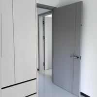 Porte intérieure en bois personnalisable, best-seller, résistante à l'usure, silencieuse, écologique, design moderne pour usage résidentiel