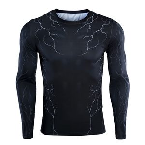 WHOLESALE SUBLIMATED compression shirt Rash Guard CUSTOMIZED SUBLIMATED COMPRESSION SHIRTS BJJ RASH GUARDS MMA KICKBOXING - Product Image 3