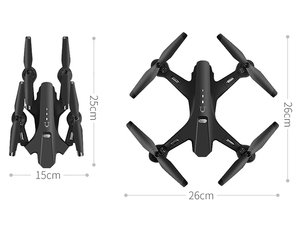 Drone caméra pliable 2.4g, jouets fpv, photographie selfie, application contrôlée, vidéo en direct, suivi, avion rc, hélicoptère - Product Image 4