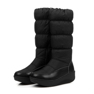 <span class=keywords><strong>Bottes</strong></span> d'hiver en duvet pour femmes, mi-mollet, chaudes, en peluche, imperméables, antidérapantes, <span class=keywords><strong>bottes</strong></span> femme, <span class=keywords><strong>bottes</strong></span> à plateforme haute zippées - Product Image 2