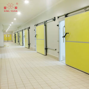 Porte de chambre froide coulissante pleine largeur/système coulissant Porte de congélateur de réfrigération/porte spéciale pour chambre froide - Product Image 3
