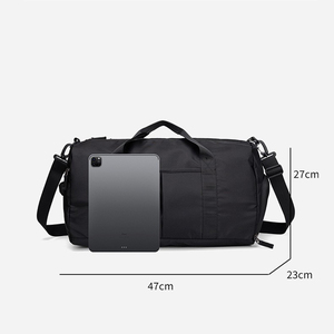 Borsa da Viaggio Sportiva in Nylon Impermeabile Personalizzata, con Separazione Asciutto/Bagnato, per Palestra, Yoga e Weekend - Product Image 4