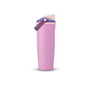 New Arrival 30oz Portable Bounce Vacuum Water <b>Bottle</b> With Handle Insulated With Double-drinking Lid - Product Image 5