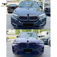 Kits de carrosserie PP style X5M compatibles avec BMW X5 F15 2014-2018, mise à niveau vers G05 2024+, kits de conversion de pare-chocs, calandre, capot et ailes