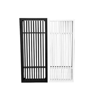 Grilles <span class=keywords><strong>de</strong></span> <span class=keywords><strong>ventilation</strong></span> en plastique et acier écologiques, durables, noires/blanches, vente en gros d'usine - Idéales pour l'installation <span class=keywords><strong>de</strong></span> systèmes CVC. - Product Image 2